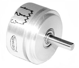 Model 157 7/8" (22.2 mm) Precision Industrial Potentiometer, Bushing And Servo Mount Versions, Conductive Plastic