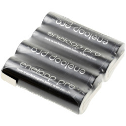 Panasonic 134282 Eneloop Pro Battery Pack 4x AA NiMH 2450mAh Z Tabs