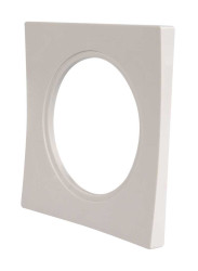 Ramka biały kwadrat pojedyncza TYP: LSR-BK-X1 KONEKTO