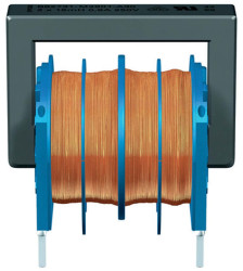 Dławik sieciowy 47 mH 500mA Promieniowe -30 → +50% Wtyczka PC 2Ω Rdc rdzeń ferrytowy