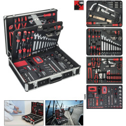 Vigor V2542 DIYers Tool Box with Tool Assortment for Versatile Use