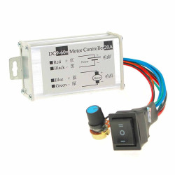 Regulator PWM obrotów silnika lewo prawo 9V-60V 20A