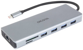 Stacja dokująca USB-C® Dicota neu zintegrowany czytnik kart, zasilanie USB-C®