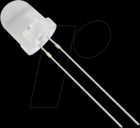 8034Y1C-CSE-E LED 8mm, wired, yellow, 9000 mcd, 25°