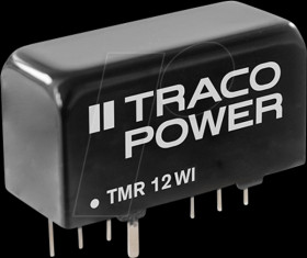 TMR 12-1213WI DC/DC converter TMR 12WI, 12 W, 4,5-18/15 VDC, SIP-8