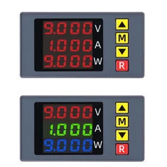 BM730 3w1 Miernik Napięcia Prądu Mocy Woltomierz Cyfrowy Multifunkcyjny Amperomierz z Brzęczykiem Obsługuje Wyświetlanie Napięci