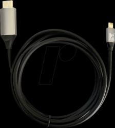 LC-C-C-HDMI-2M Adapter cable USB C to HDMI, 4K 60Hz, 2 m