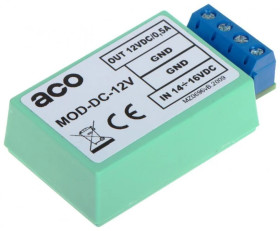 Przetwornica napięcia DC/DC 14V...16V / 12V 6W MOD-DC-12V ACO