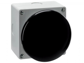 Duży przycisk ręczny i nożny, z samopowrotem, 90mm, czarny, 1R 1Z LP9S11B