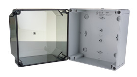 Szafka ścienna rozdzielcza 180 mm 182 mm 165mm Poliwęglan Rittal RAL 7035