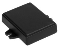 Z-69U Obudowa z tworzywa Z69U wymiary: 64x49x18mm - pełna - uszy na dłuższej krawędzi - czarna - ABS
