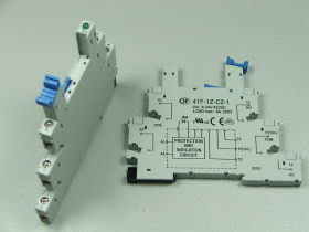 Gniazdo 41F-1Z-C2-1(DO SERII HF41F) szyny DIN 6A/250V 6-24VAC/DC HONGFA