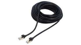 Wkjs010801 Patch Cord F/Utp 7 Linka Cu Pvc Czarny 15M 28Awg