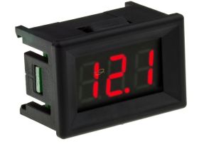 WOLTOMIERZ 2.5-30V MAŁY Czerwony Wymiary:53x22mm