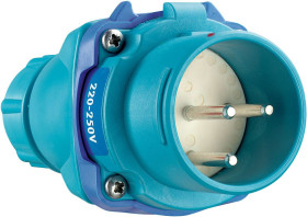 Złącze przemysłowe - zasilające 30A Gniazdo 230 V 1P+N+T brennenstuhl Niebieski Montaż na kablu IP55