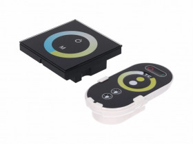 Sterownik LED panel CCT 2x4A komplet pilot+uchwyt 12-24V Prescot