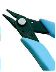 XURON 475AS Antystatyczne cążki, szczypce do krepowania, krótkie (20mm), szczęki płaskieObcinacz Ø2mm