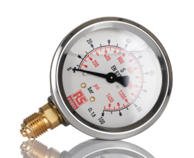 Manometr 0 →10bar 63mm G 1/4