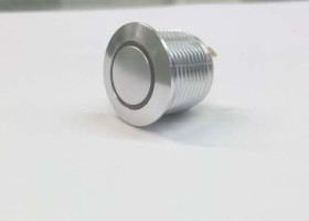 Nasadka przełącznika Chwilowy SPST średnica wycięcia 16mm, montaż panelowy RS PRO