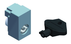 Wkładka zamek 7mm wkładka trójkątna NSYINT71