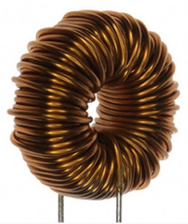 Dławik toroidalny 470 μH 3A Otwór przezierny ±20% Wyprowadzenia promieniowe 110mΩ Rdc Proszek żelazny