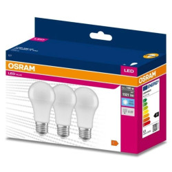 3PAK Żarówka LED E27 A60 13W = 100W 1521lm 4000K Neutralna 200 OSRAM VALUE