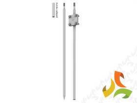 Szpilka do uziemienia komplet 3mb fi16 + złącze /OG/ AN-53ZG/OG/ F195128 AN-KOM