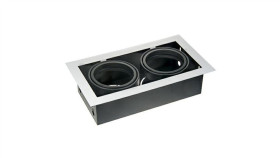 Oprawa Wpuszczana Semena 2 X Ar111 Biała Premium Es111 Qr111