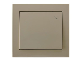 KIER Wyłącznik schodowy beżowy ŁP-3W/01 OSPEL