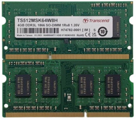 RAM, 4 GB, DDR3L, gniazdo: SODIMM, 1.35V