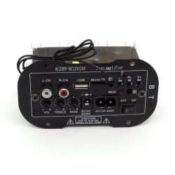 Panelowy wzmacniacz audio z odtwarzaczem MP3 Bluetooth + pilot