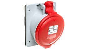 Gniazdo Tablicowe 5P 32A 400V Czerwone Ip44 P17 Tempra Pro 555289