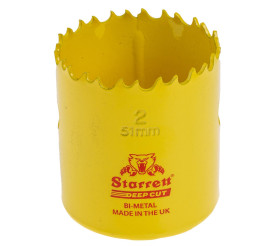 Wiertło Ø: 51mm HSS Starrett Otwornica Otwornica gł. cięcia: 38mm