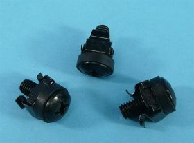 ŚRUBA KOSZYCZKOWA M6x16 CZARNA RACK