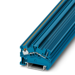 Blok zacisków przelotowych Phoenix Contact 14 → 26AWG PTS 1.5/S/1P BU 17.5A 500 V
