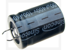 Kondensator elek. 82uF/450V;105C; 16x40;RXZ;LEAGUER;10000h;(22)