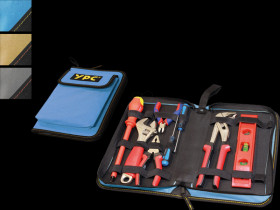 BG00016BKBU "ZipCaddy L" tool organiser, blue-black, 31x17x5 cm