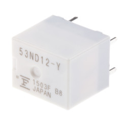 Przekaźnik motoryzacyjny, SPST, 12V dc, 600mW, montaż PCB, Fujitsu