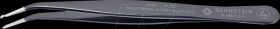 5-062-13 SMD tweezers, 35° curved, with grip recess, 115 mm, ESD