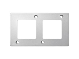 MERTEN WANDALOODPORNY Ramka 2 podwójna aluminium MTN480260 SCHNEIDER ELECTRIC