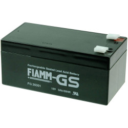 Fiamm FG20341 VRLA AGM Battery 12V 3.4Ah Maintenance-Free Low Self-Discharge