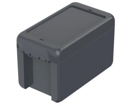 ABS enclosure, (L x W x H) 151 x 80 x 90 mm, graphite gray (RAL 7024), IP66, 96033134