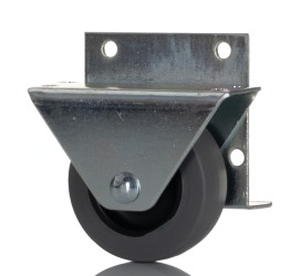 Koło samonastawne średnica kabla 50mm Płyta RS PRO 20kg wysokość całkowita 71mm