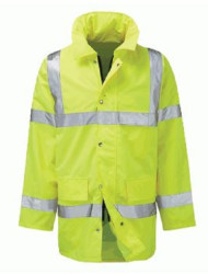 Hi-Vis Geraint 3/4 Length Jacket Class 3