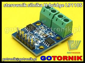 Sterownik silnika H-bridge układ L9110S do zastosowań w Arduino AVR ARM PIC