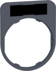 Label holder, 40 x 50 mm, unlabeled, for Harmony XB4F/XB5F, ZBYF2101C0