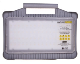 Lampa robocza / naświetlacz roboczy MAGNUM FUTURE 32W 230V z gniazdami PL-FR /funkcja przedłużacza 2x16A/ 247002