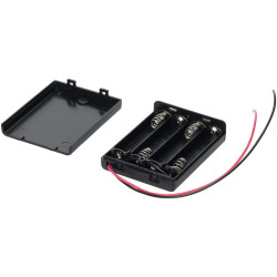 Comfortable SBH441A Enclosed Battery Box 4 x AAA