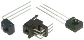 Odbiornik IR TSOP4338, 950nm, 38kHz, zasięg 45m, 2,5 → 5,5 V, Vishay