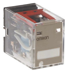 Przekaźnik mocy 24V dc DPDT Omron 900mW, Wciskane 636Ω Styk płytki drukowanej